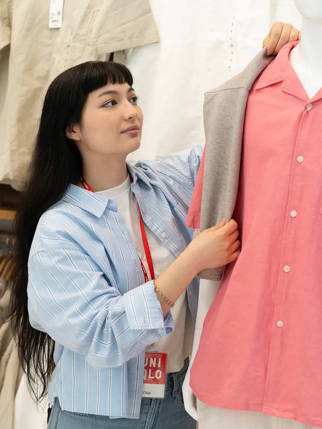 UNIQLO store team members at a Chicago store