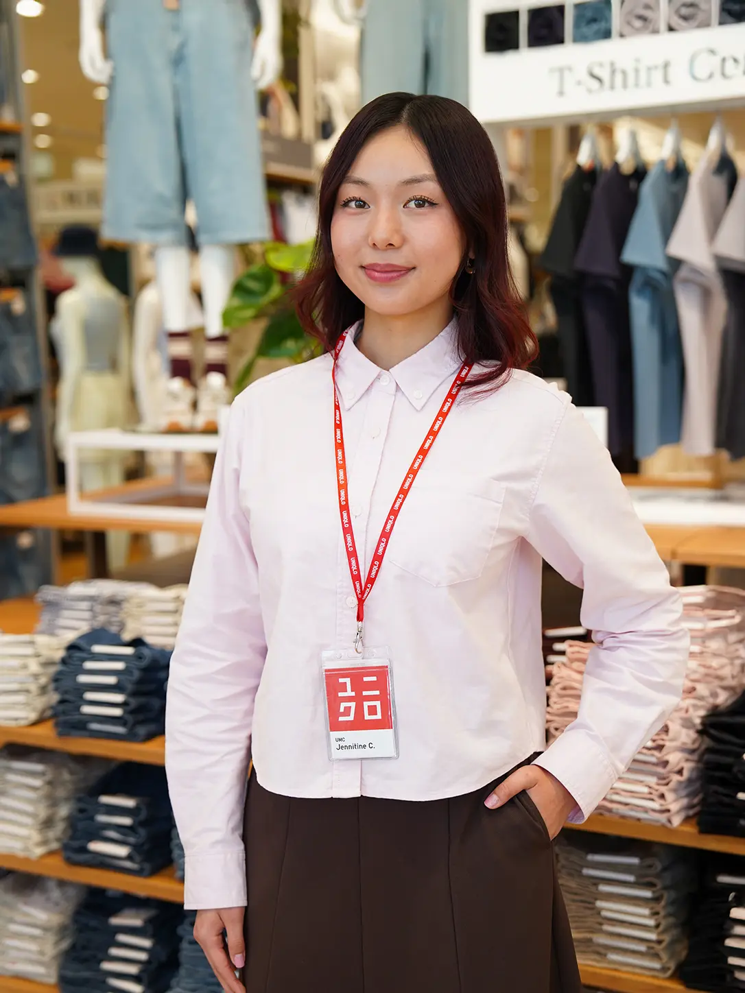Jennitine C., a UNIQLO Management Candidate (UMC) in California