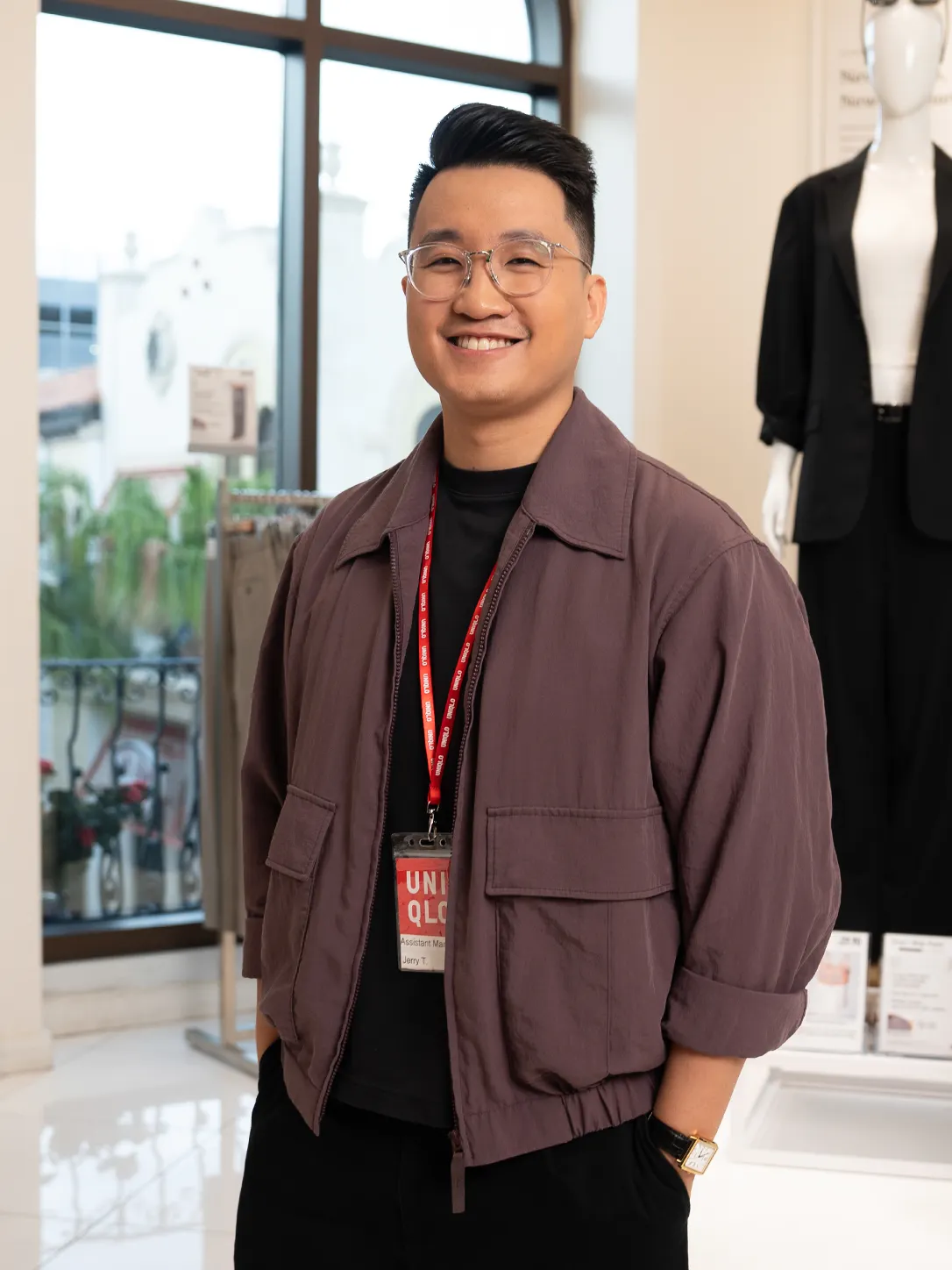 Jerry T., a UNIQLO Management Candidate (UMC) in Florida